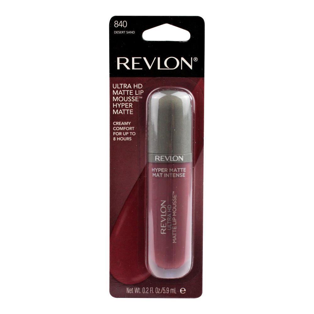 Revlon 5.9ml Ultra HD Matte Lip Mousse 840 Desert Sand (carded) - www.indiancart.com.au - Lip Gloss - Revlon - Revlon