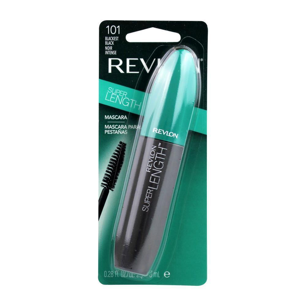 REVLON 8.5mL MASCARA SUPER LENGTH 101 BLACKEST BLACK (CARDED) - www.indiancart.com.au - Mascara - Revlon - Revlon