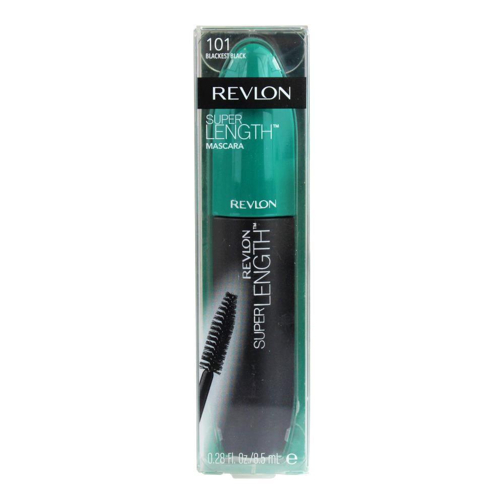 Revlon 8.5ml Mascara Super Length 101 Blackest Black (carded) - www.indiancart.com.au - Mascara - Revlon - Revlon