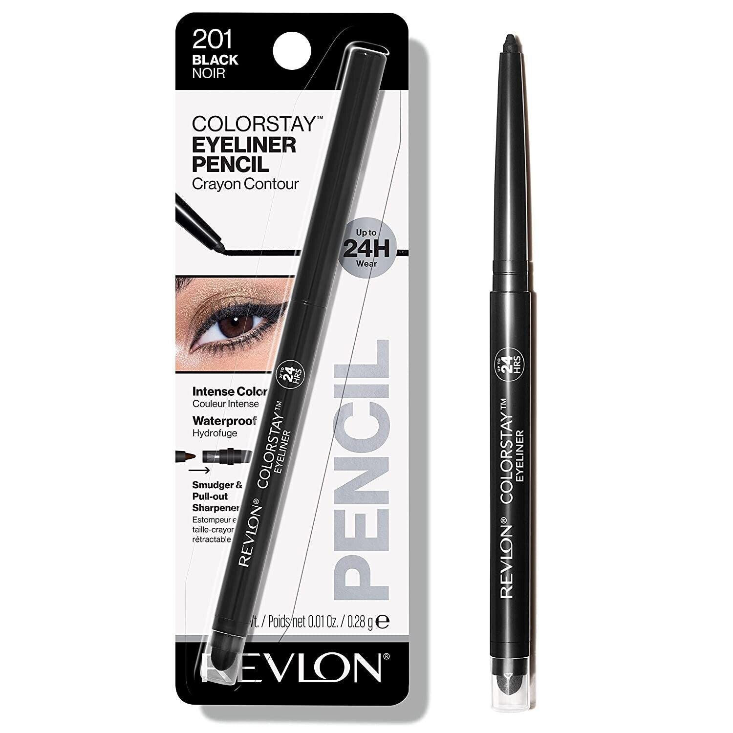 Revlon ColorStay Eye Liner pencil - 201 Black Noir - www.indiancart.com.au - Eye Liner - Revlon - Revlon