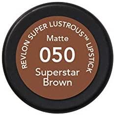 Revlon Super Lustrous Matte Lipstick 4.2g 050 SUPERSTAR BROWN - www.indiancart.com.au - Lipstick - Revlon - Revlon