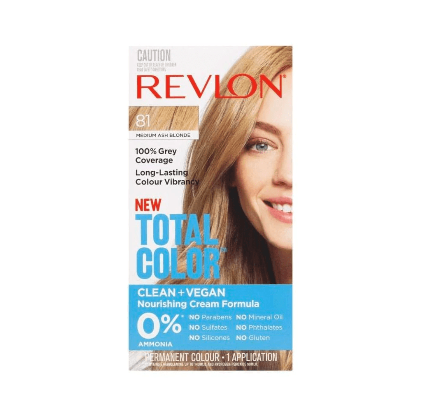 Revlon Total Color Permanent Colour 81 Medium Ash Blonde - www.indiancart.com.au - Hair Colour - Revlon - Revlon