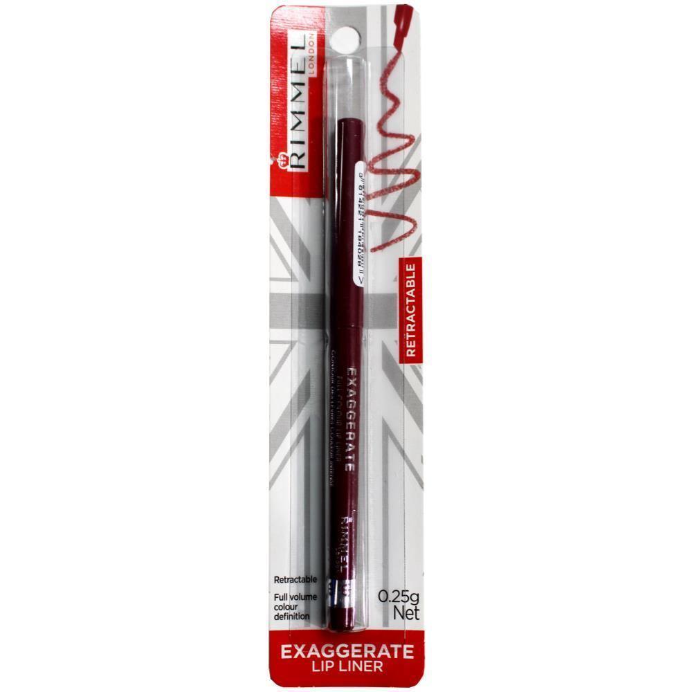 Rimmel 0.25g Lip Liner Exaggerate Retractable 105 (CARDED) - www.indiancart.com.au - Lip Liner - Rimmel - Rimmel