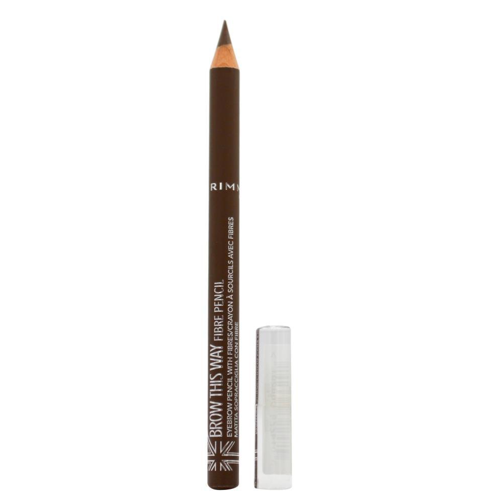 Rimmel Brow This Way Eyebrow Pencil With Fibres 002 Medium - www.indiancart.com.au - Eye Liner - Rimmel - Rimmel