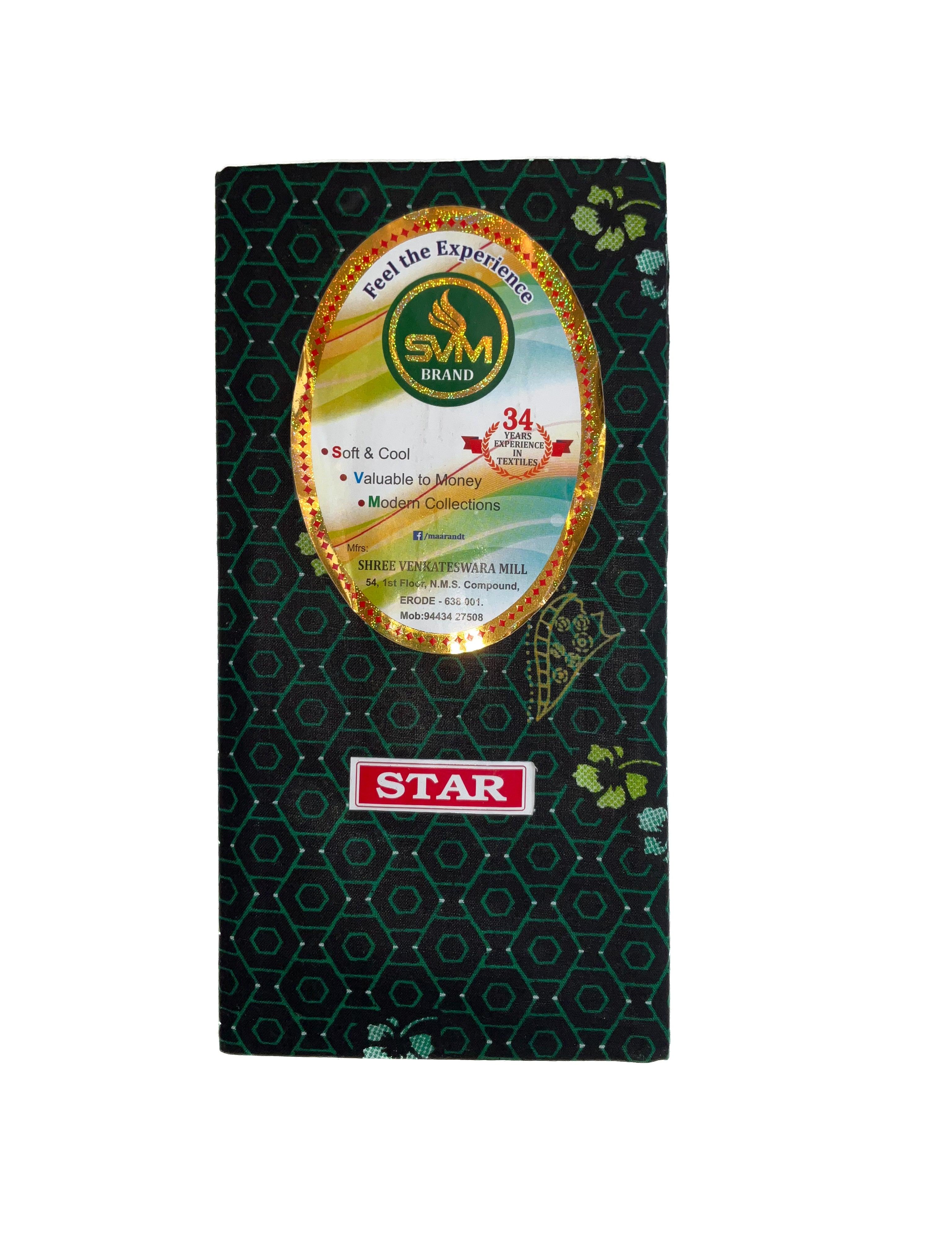 STAR Men’s 100% Cotton Printed Lungi 2m unstitched buy online in Austr